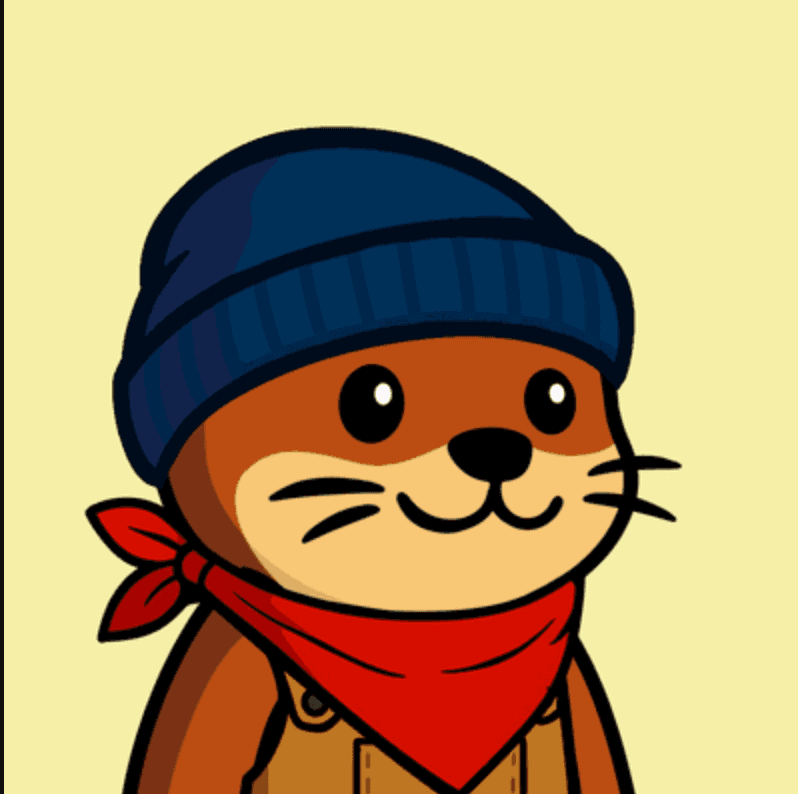 Vexa as an Ottie, wearing her beanie and red bandana.